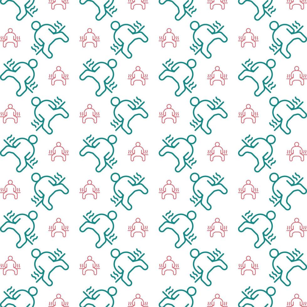 Steam room icon repeated stylish trendy pattern beautiful vector illustration background