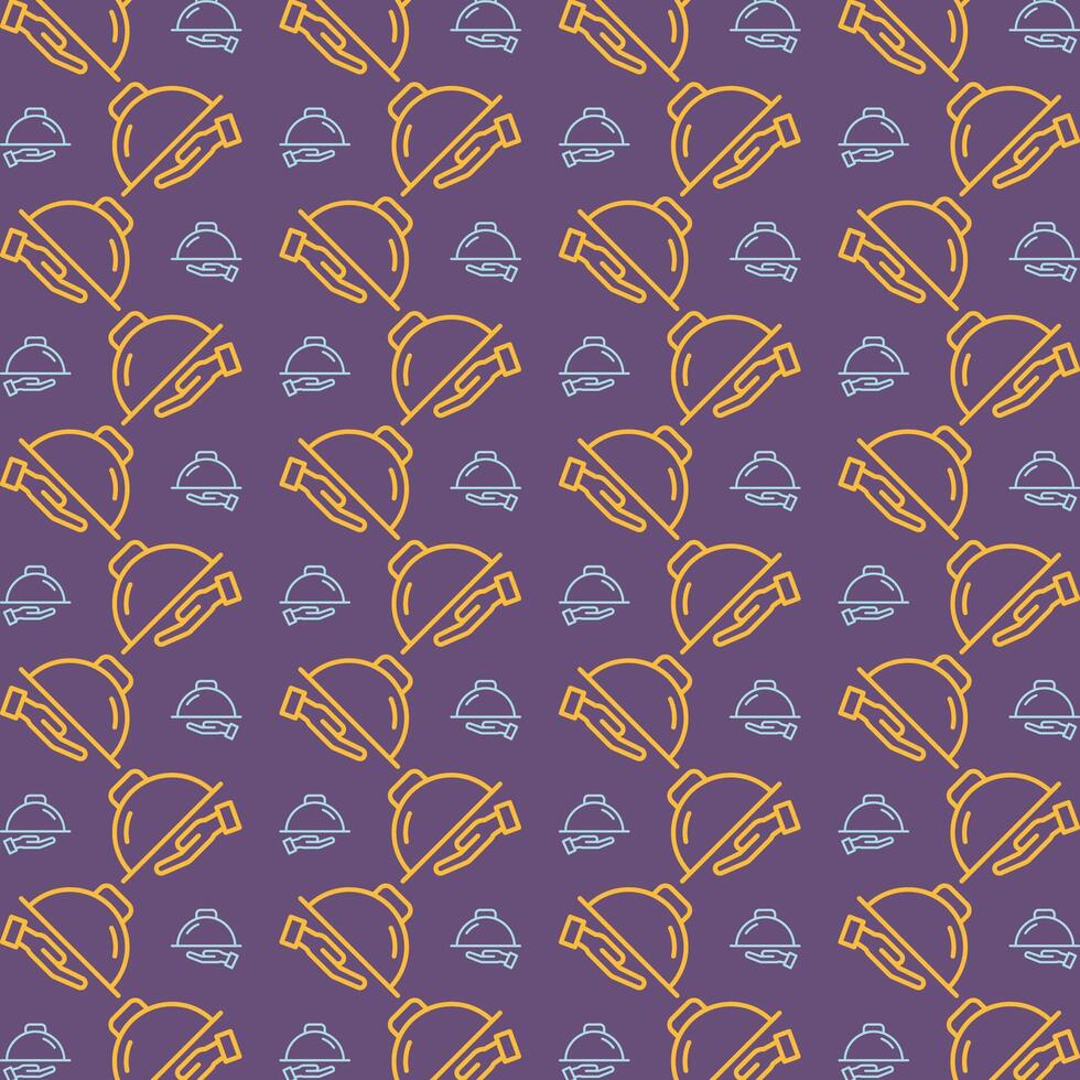 Main dish sign trendy repeating apparel pattern multicolor vector illustration background
