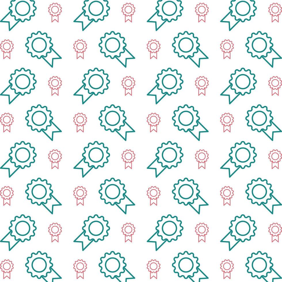 Quality icon repeated stylish trendy pattern beautiful vector illustration background