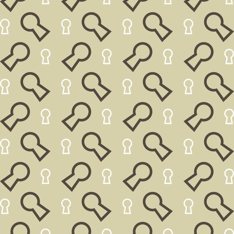 Key hole symbol multicolor decorative trendy repeating pattern vector illustration