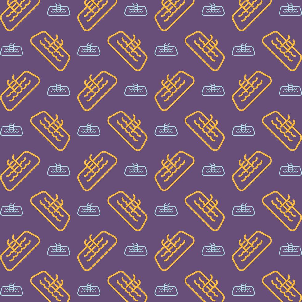 Swimming sign trendy repeating apparel pattern multicolor vector illustration background
