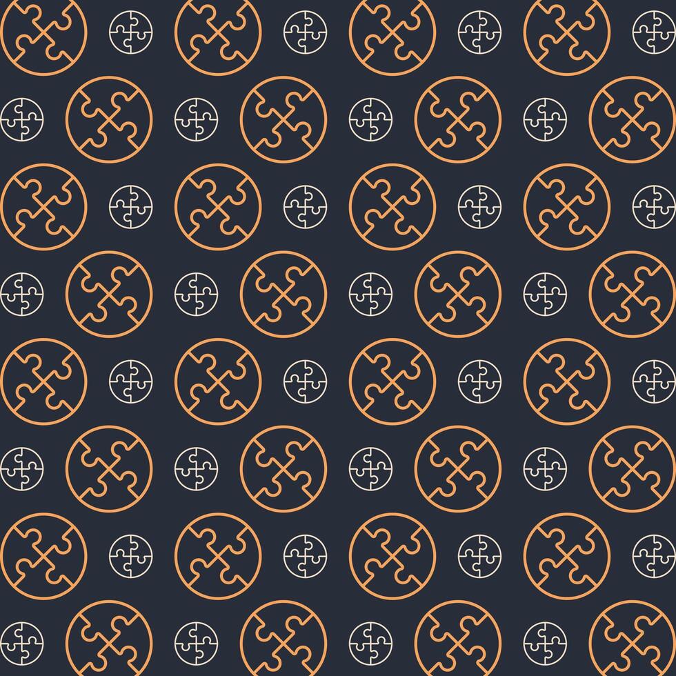 Solution multicolor repeating trendy pattern in dark background vector illustration