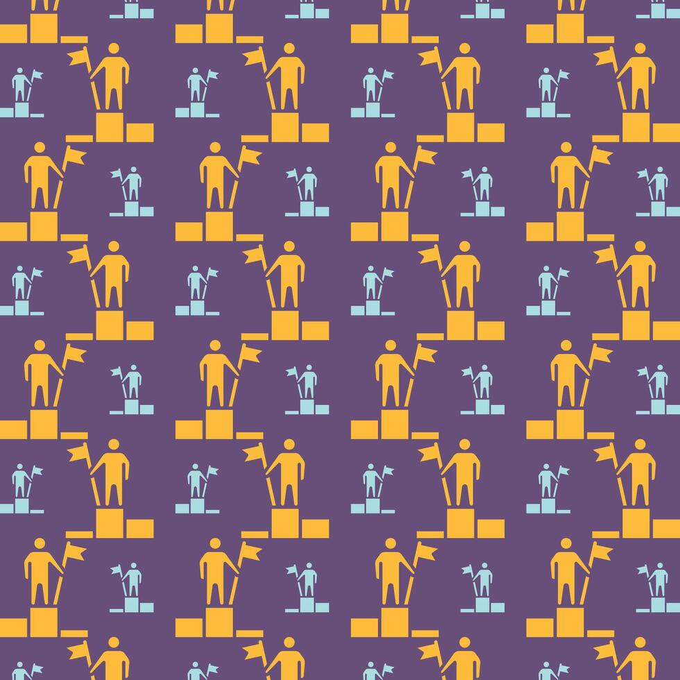 Winner sign trendy repeating apparel pattern multicolor vector illustration background