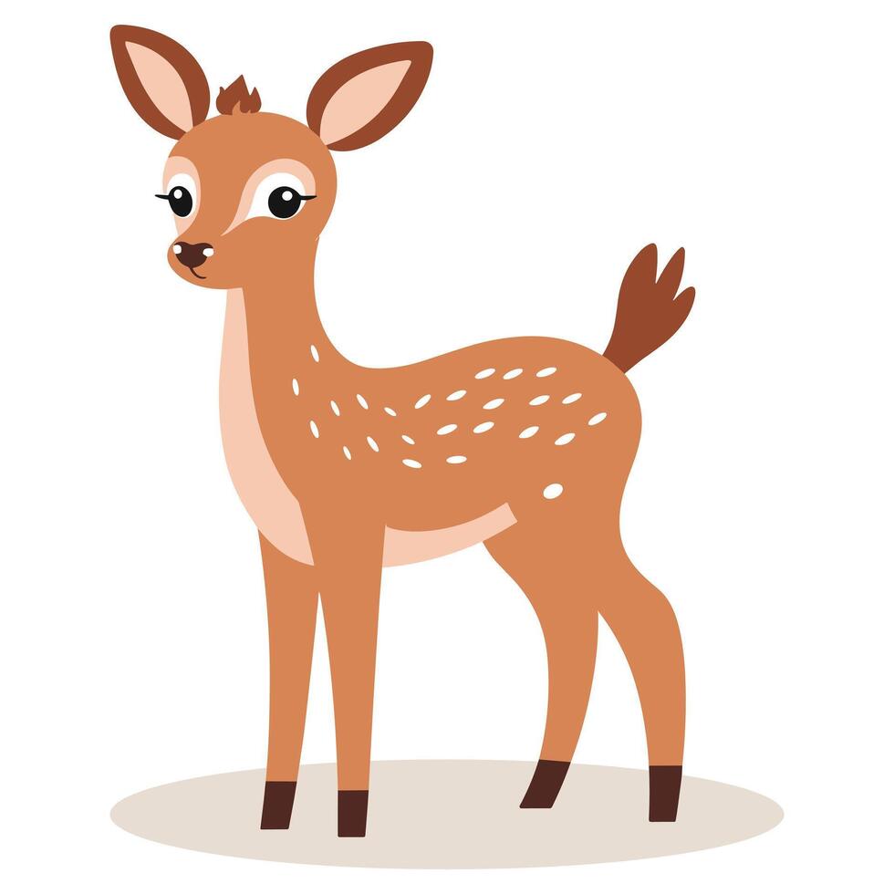 Deer vector illustration.