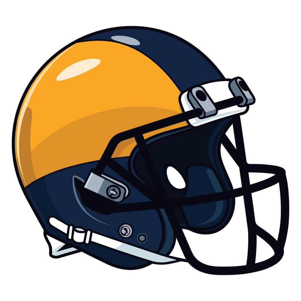 american football helmet vector illustration.