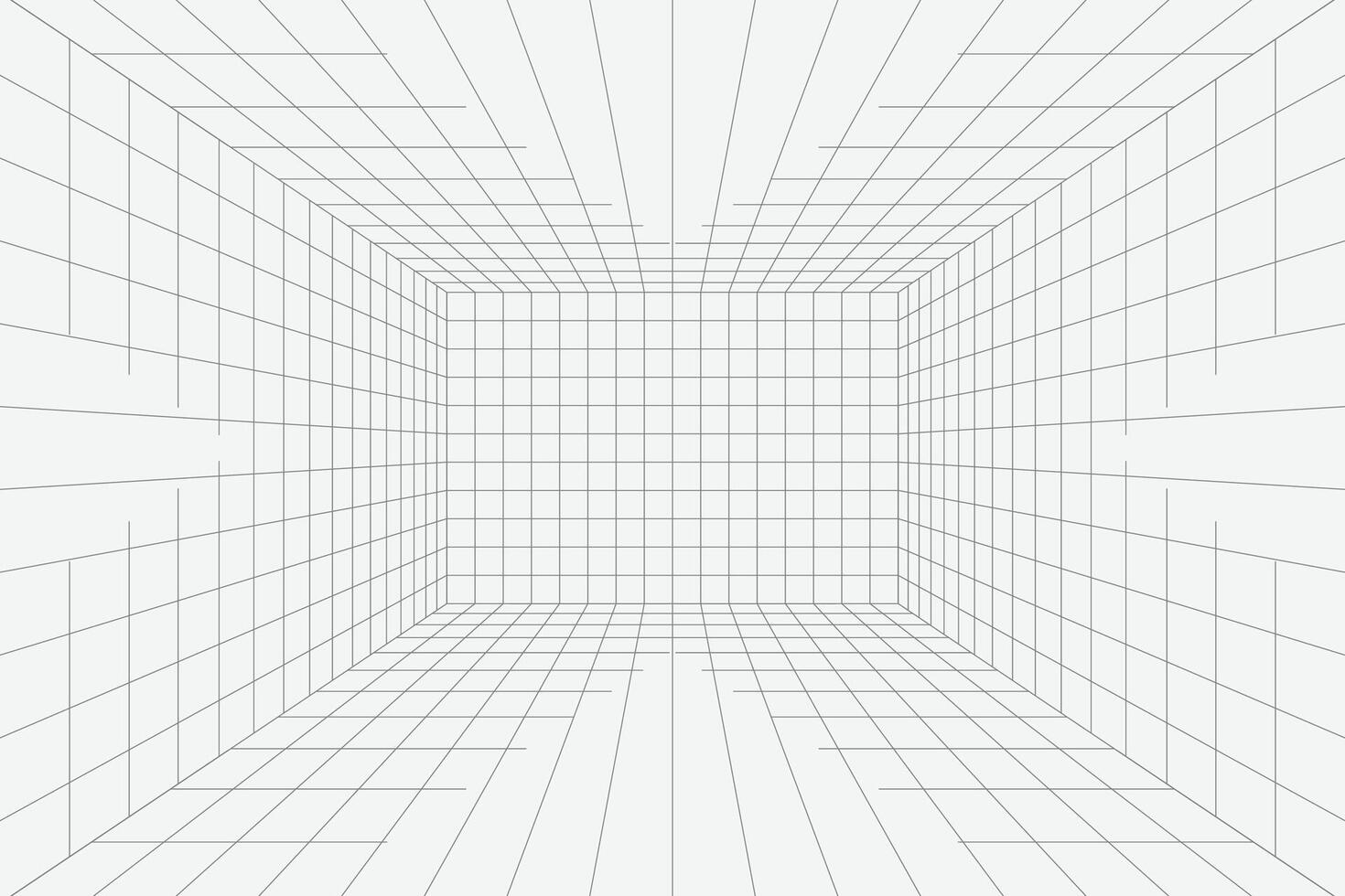 abstract 3d matrix grid layout vector design vector
