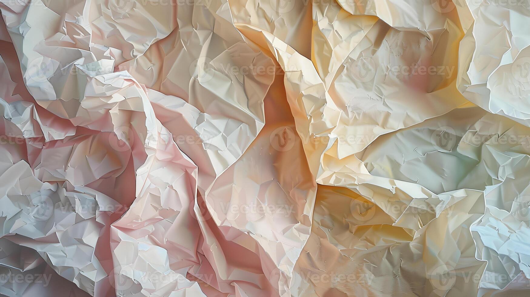 AI generated Crumpled paper as a background for your design. AI Generated photo