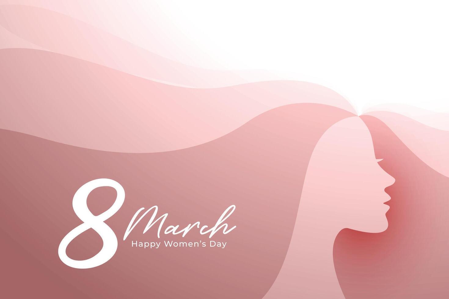 greeting design for womens day vector