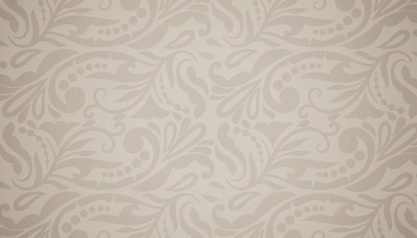 decorative classic floral texture background design vector