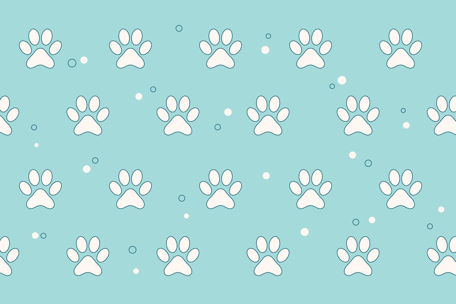 wildlife-inspired paw print pattern background for your next project vector