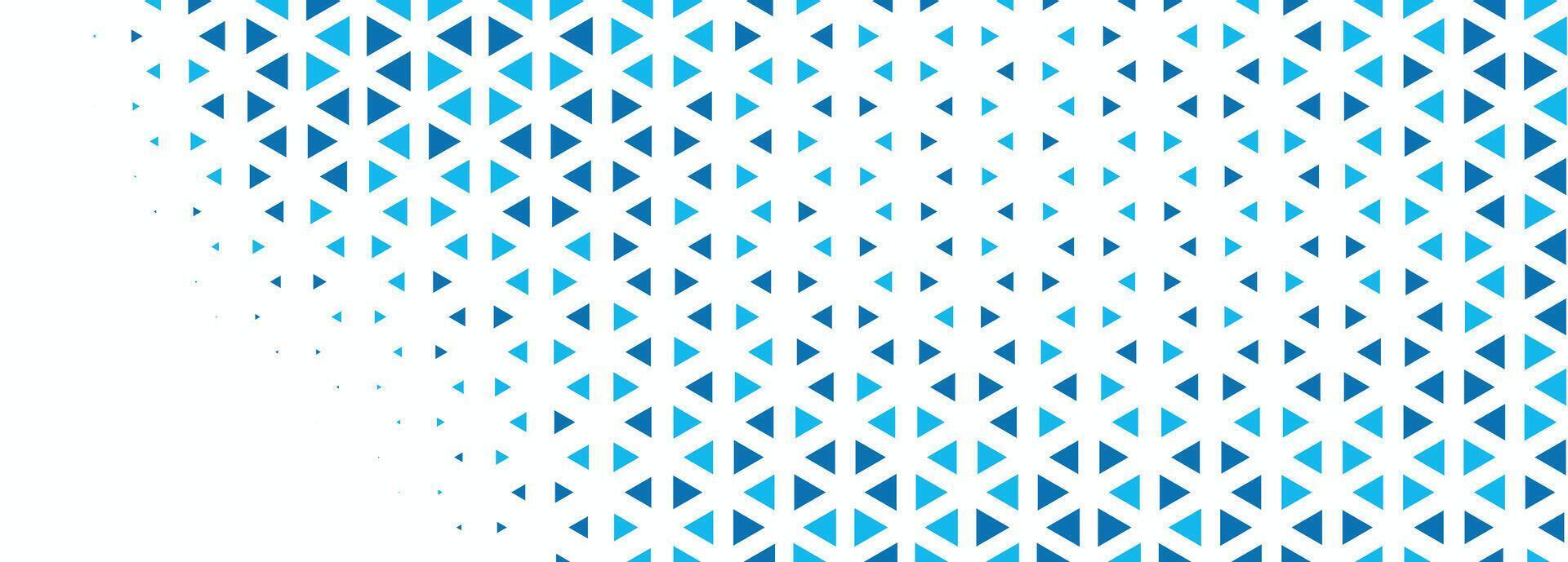 blue halftone banner on white background vector