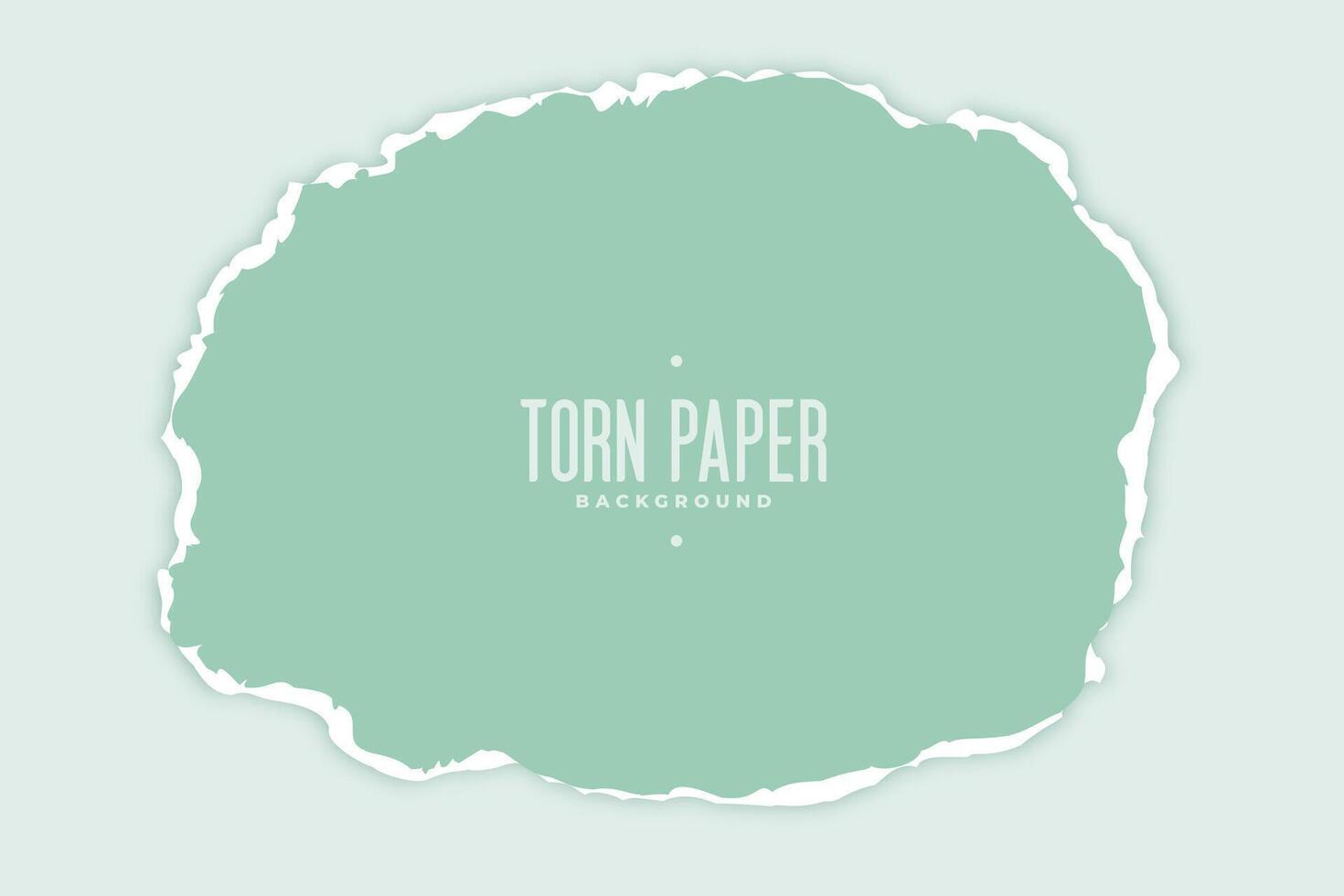 torn paper in circular oval shape vector