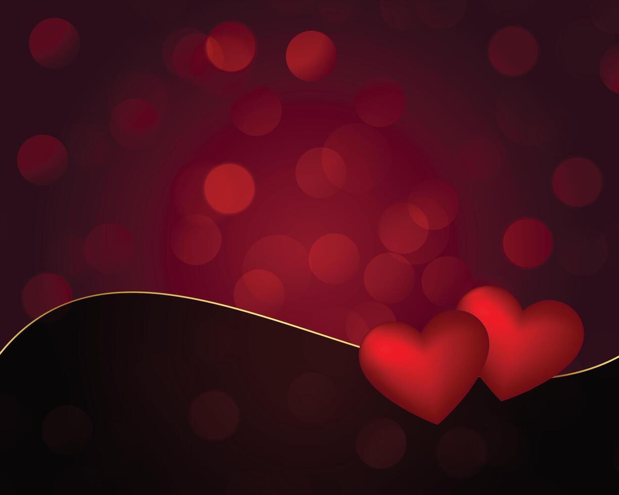 lovely hearts background for valentines day vector