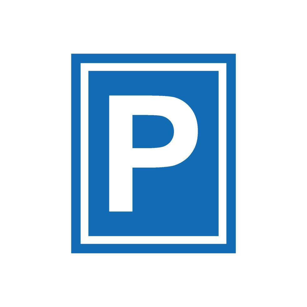 parking icon vector design template