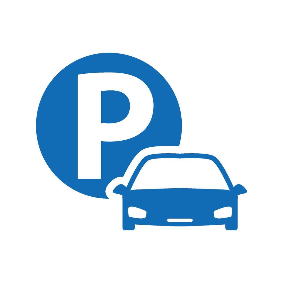 parking icon vector design template