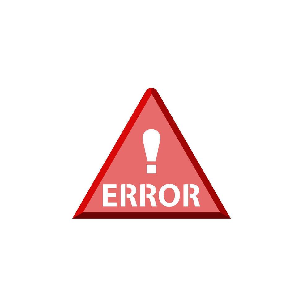 error icon design vector templates simple