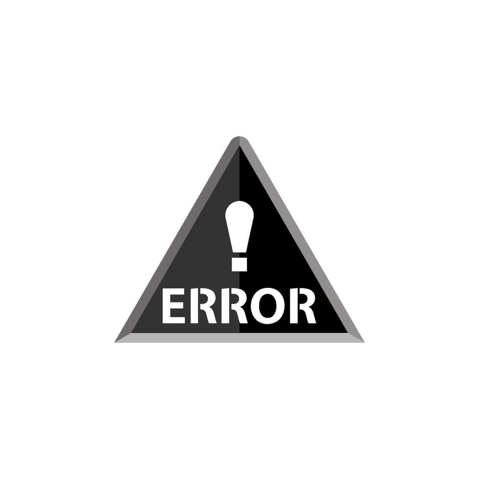 error icono diseño vector plantillas sencillo