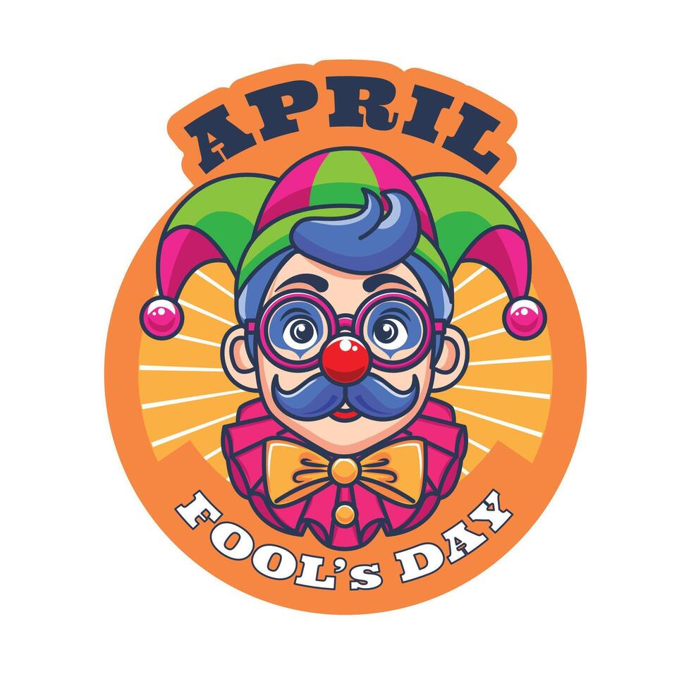 April fool's day, Typography, Colorful vector, flat design banner vector