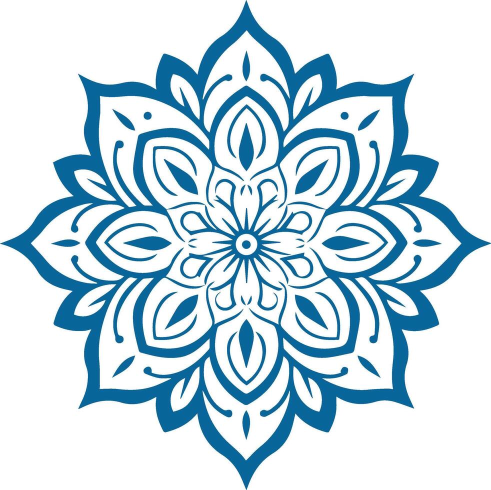 mándala redondo ornamento modelo. alheña tatuaje mándala mehndi estilo. vector