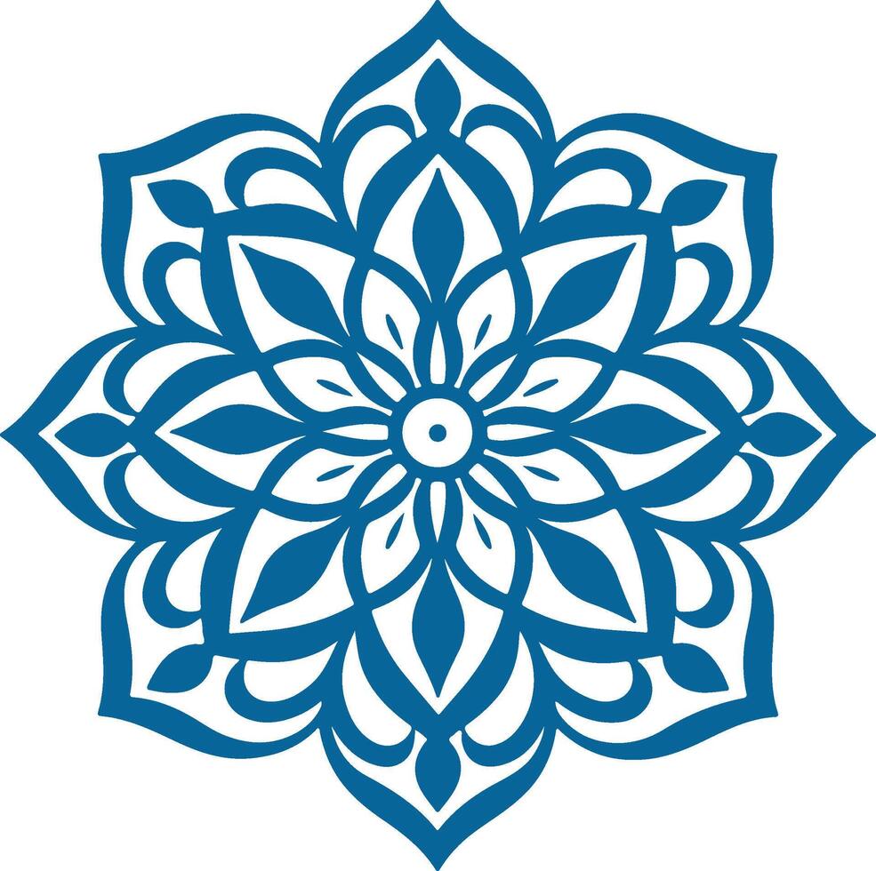 Mandala. Round Ornament Pattern. Henna tattoo mandala. Mehndi style vector