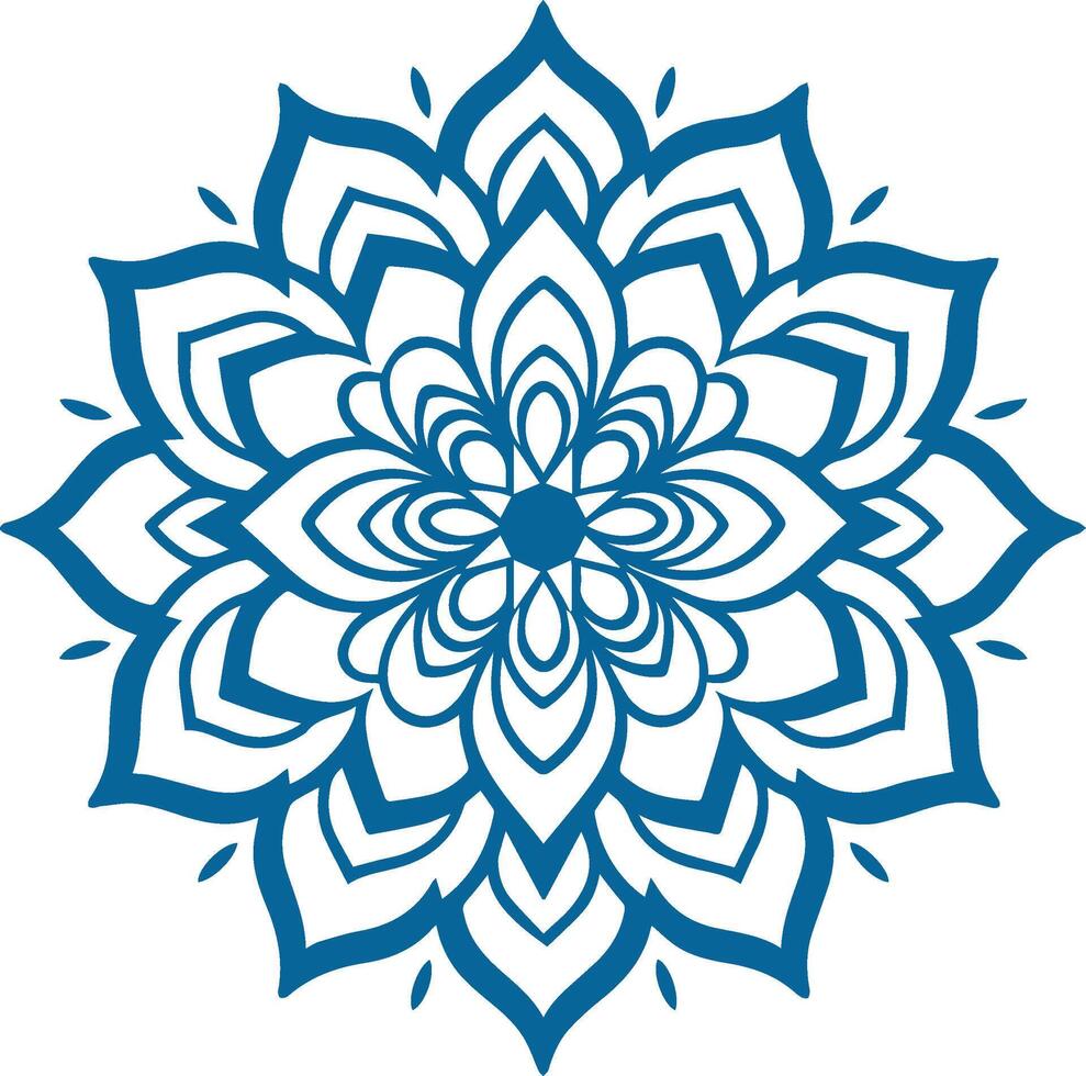 Mandala. Round Ornament Pattern. Henna tattoo mandala. Mehndi style. vector