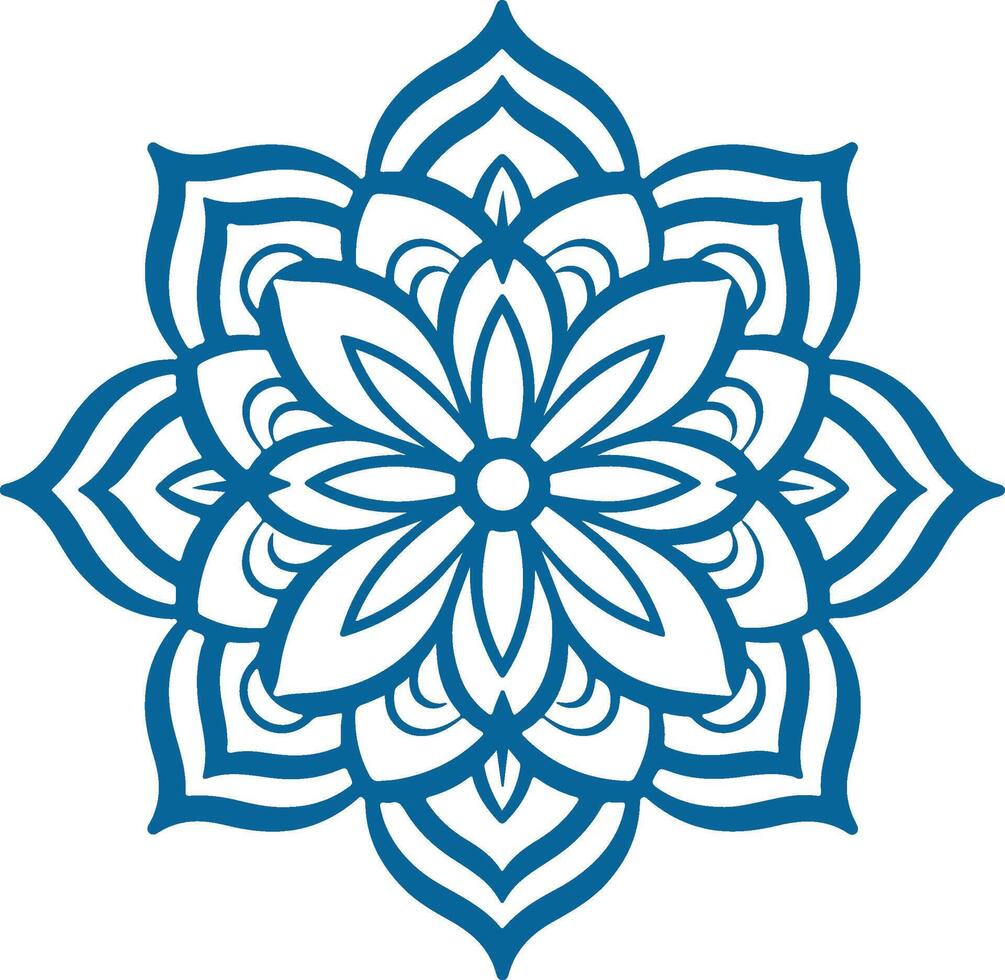 mándala redondo ornamento modelo. alheña tatuaje mándala mehndi estilo vector