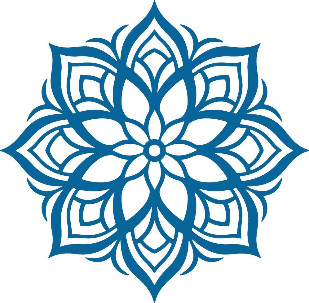 Mandala. Round Ornament Pattern. Henna tattoo mandala. Mehndi style vector
