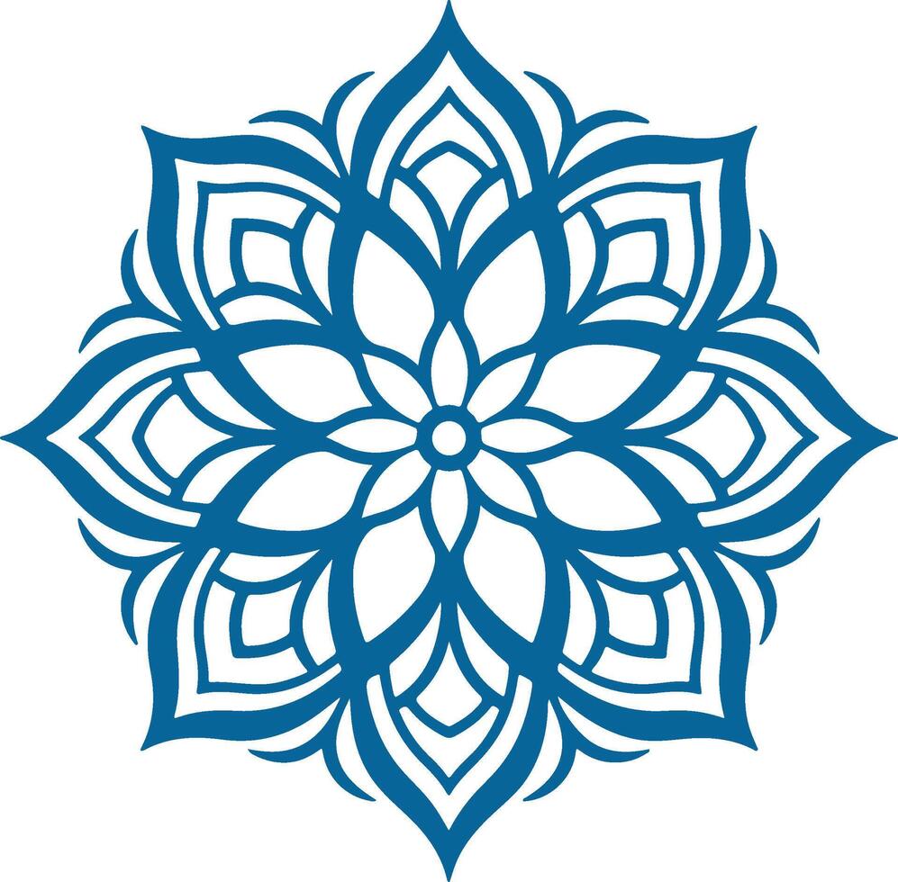 mándala redondo ornamento modelo. alheña tatuaje mándala mehndi estilo vector