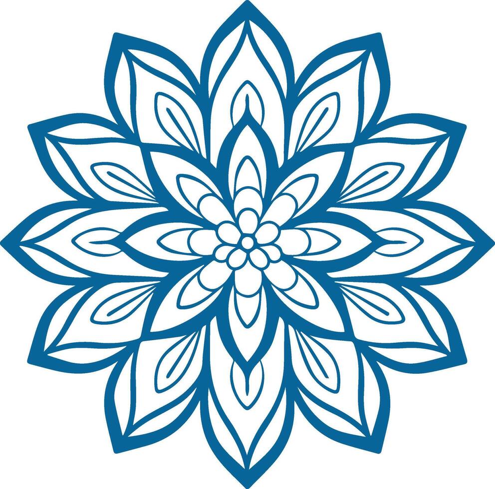 mándala redondo ornamento modelo. alheña tatuaje mándala mehndi estilo. vector