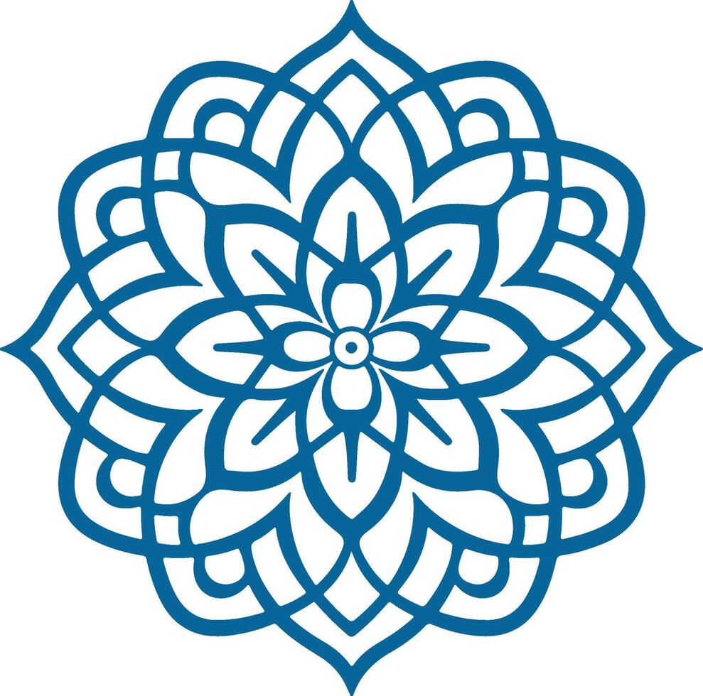 Mandala. Round Ornament Pattern. Henna tattoo mandala. Mehndi style vector