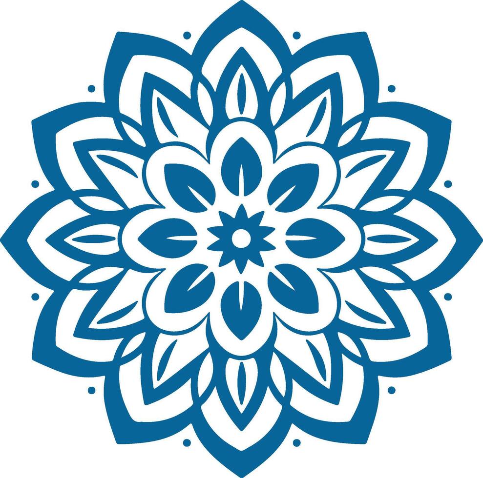 Mandala. Round Ornament Pattern. Henna tattoo mandala. Mehndi style vector