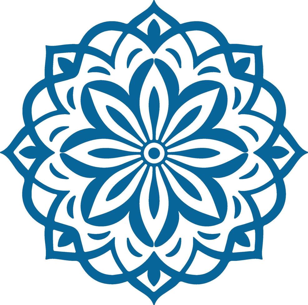 Mandala. Round Ornament Pattern. Henna tattoo mandala. Mehndi style vector