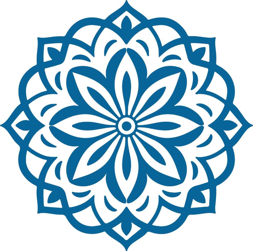 mándala redondo ornamento modelo. alheña tatuaje mándala mehndi estilo vector