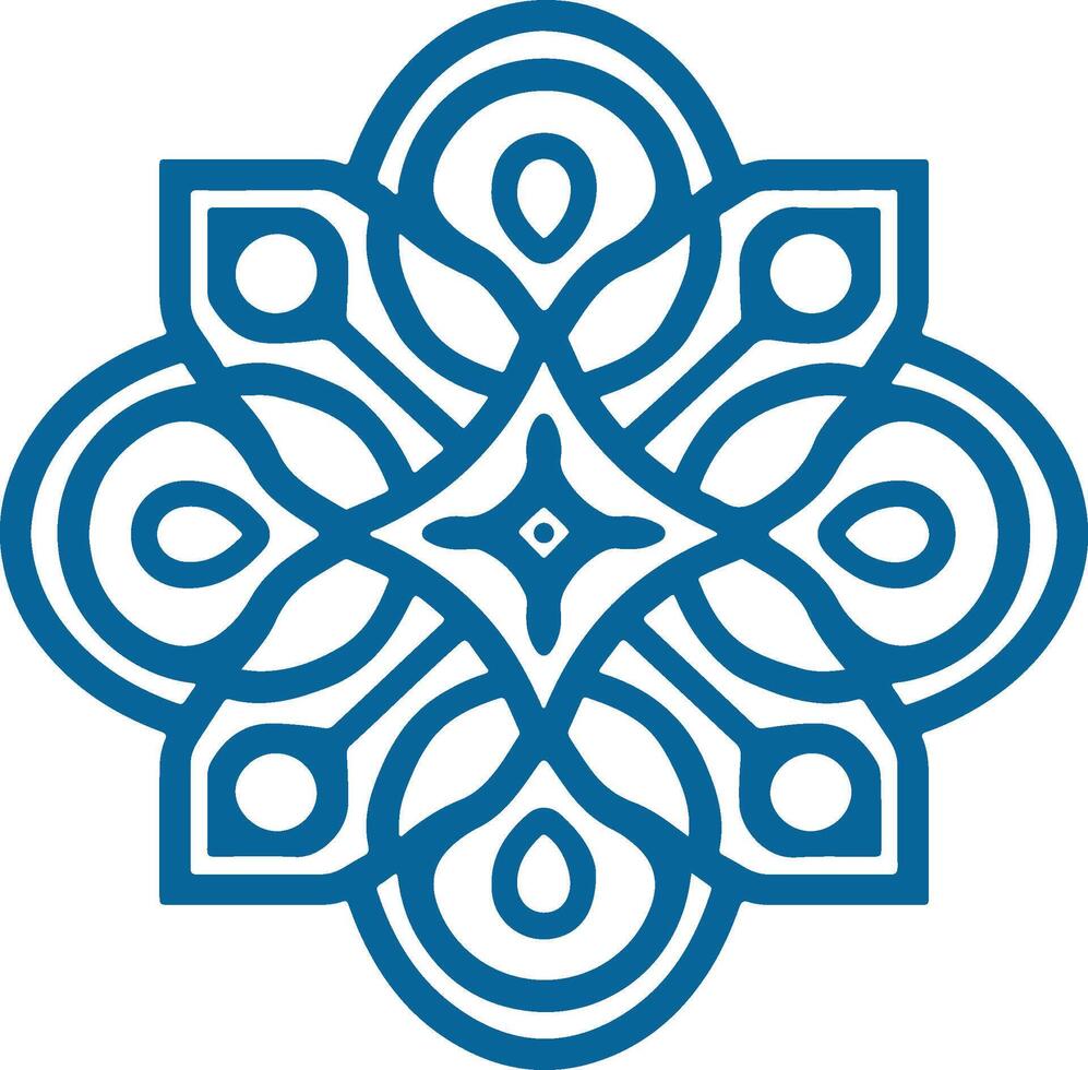 Mandala. Round Ornament Pattern. Henna tattoo mandala. Mehndi style vector