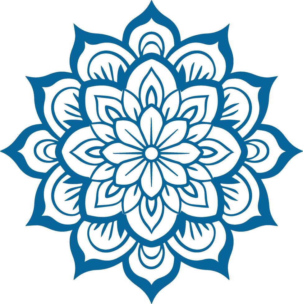 mándala redondo ornamento modelo. alheña tatuaje mándala mehndi estilo. vector