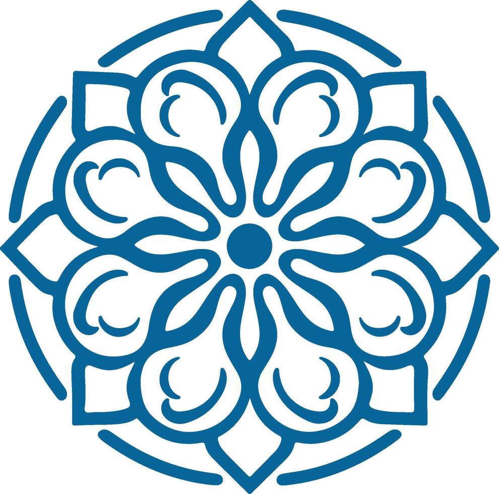 Mandala. Round Ornament Pattern. Henna tattoo mandala. Mehndi style vector