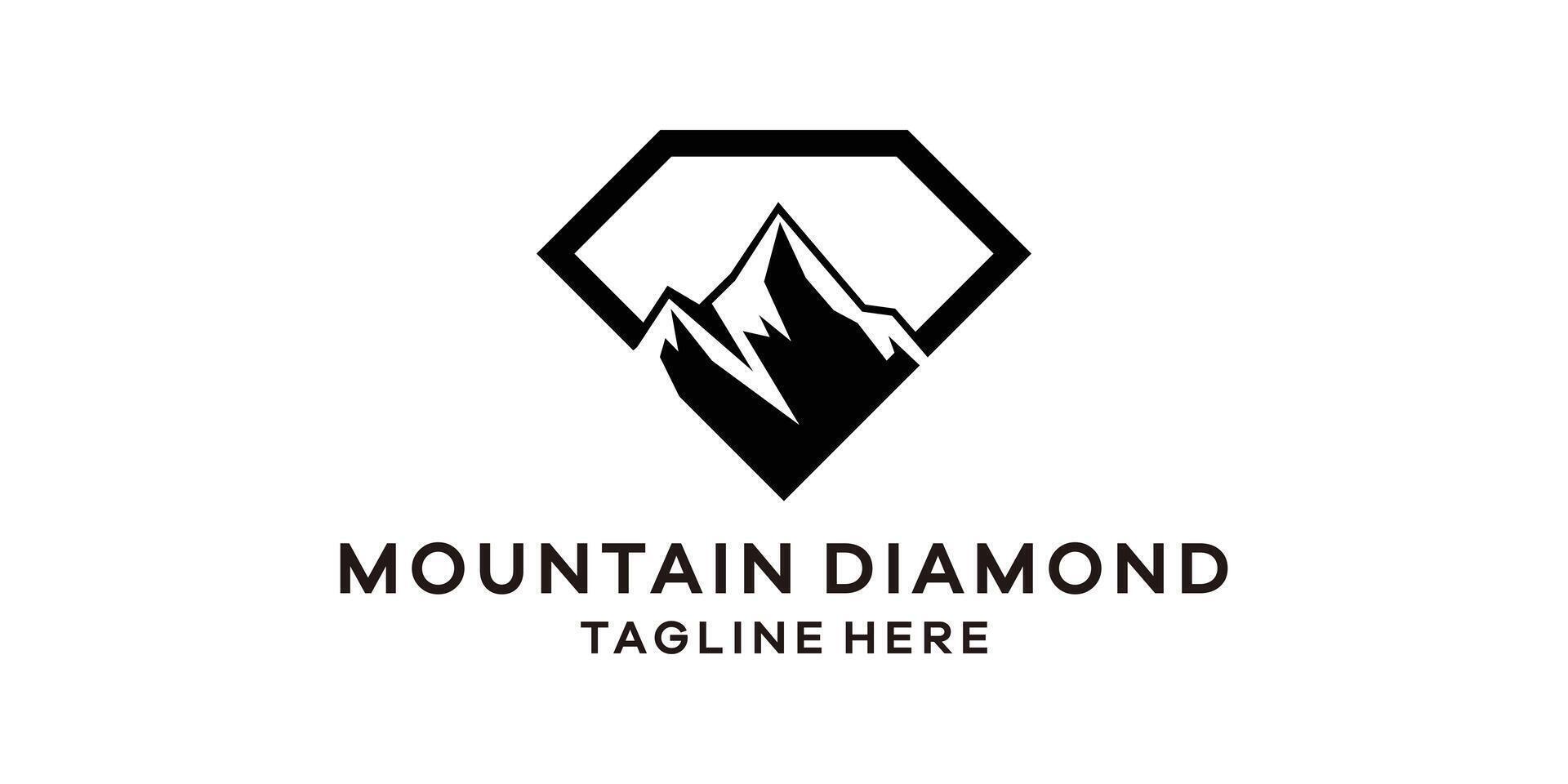 logo design combination of diamond with dog, logo design template, symbol idea. vector