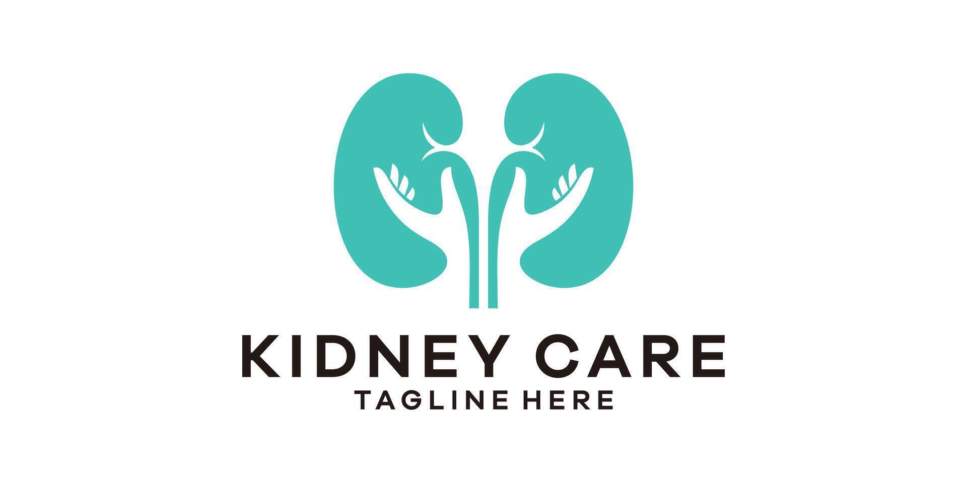 kidney health logo design, logo design creative template, symbol, icon, idea. vector
