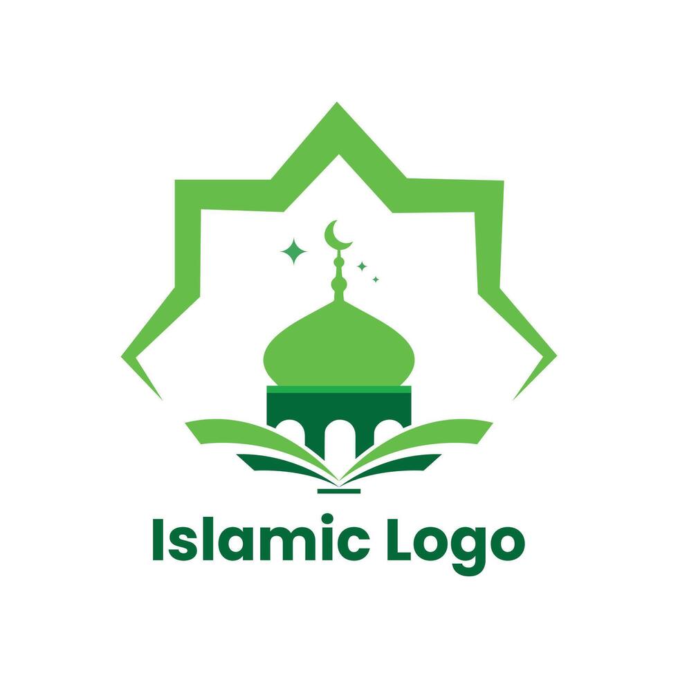 islámico logo plantilla, cinta islámico Hazme palacio logo diseño modelo. mezquita logo ideas inspiración logo diseño. modelo vector ilustración.
