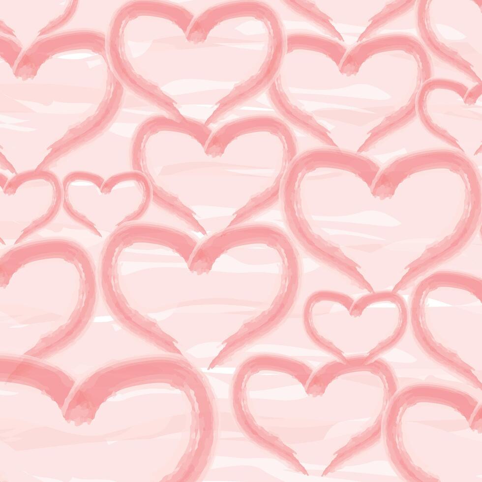 pattern with hearts. vector illustration