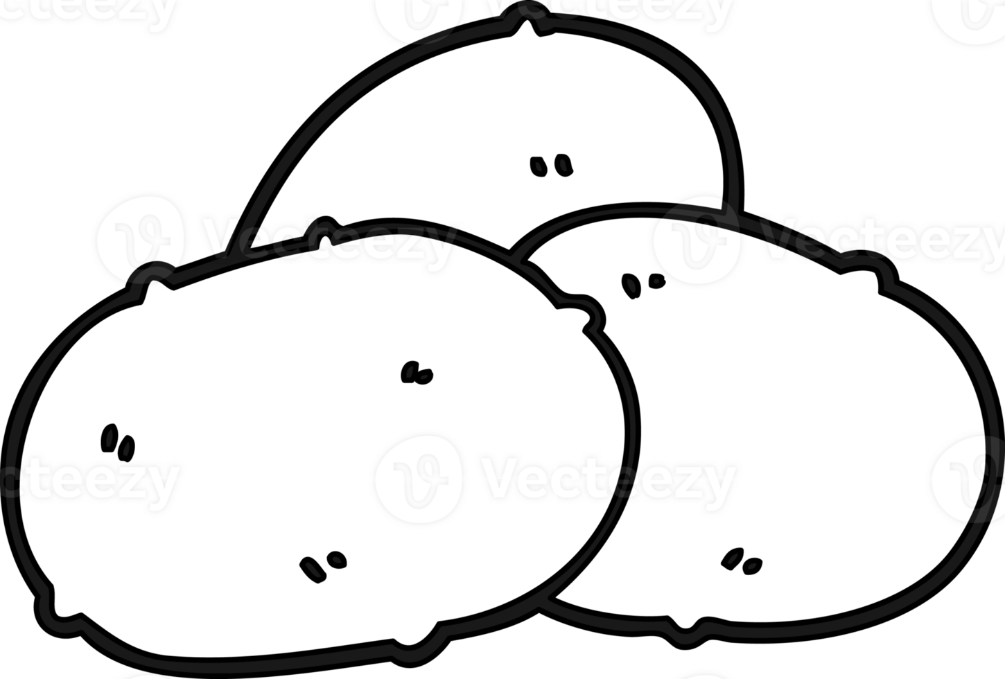 cartoon potatoes icon png