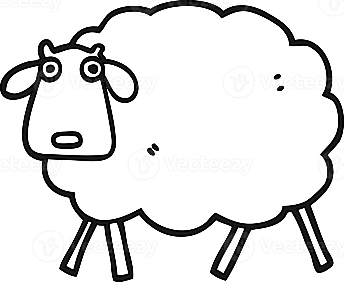 cartoon sheep icon png