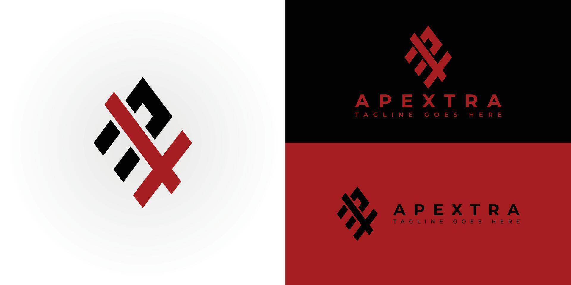 resumen inicial letra hacha o xa logo en rojo y negro color aislado en múltiple antecedentes aplicado para construcción empresa logo además adecuado para el marcas o empresas ese tener inicial nombre xa vector