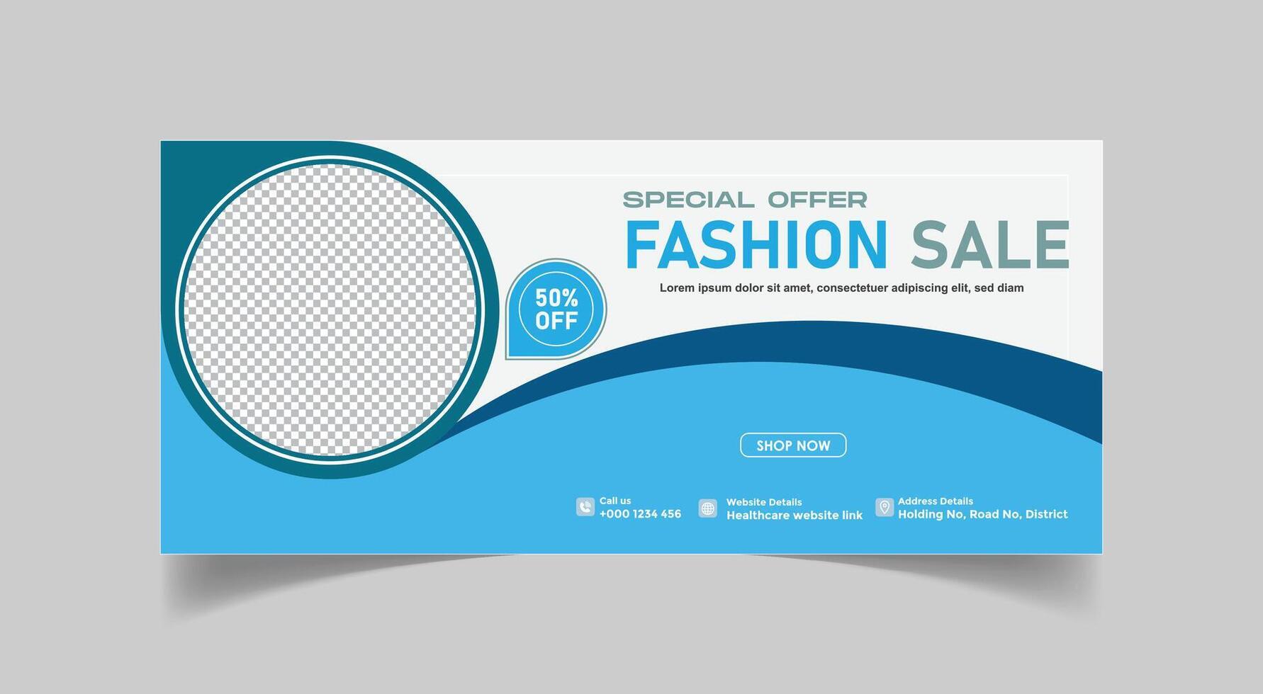 Vector fashion sale social media  and web cover template