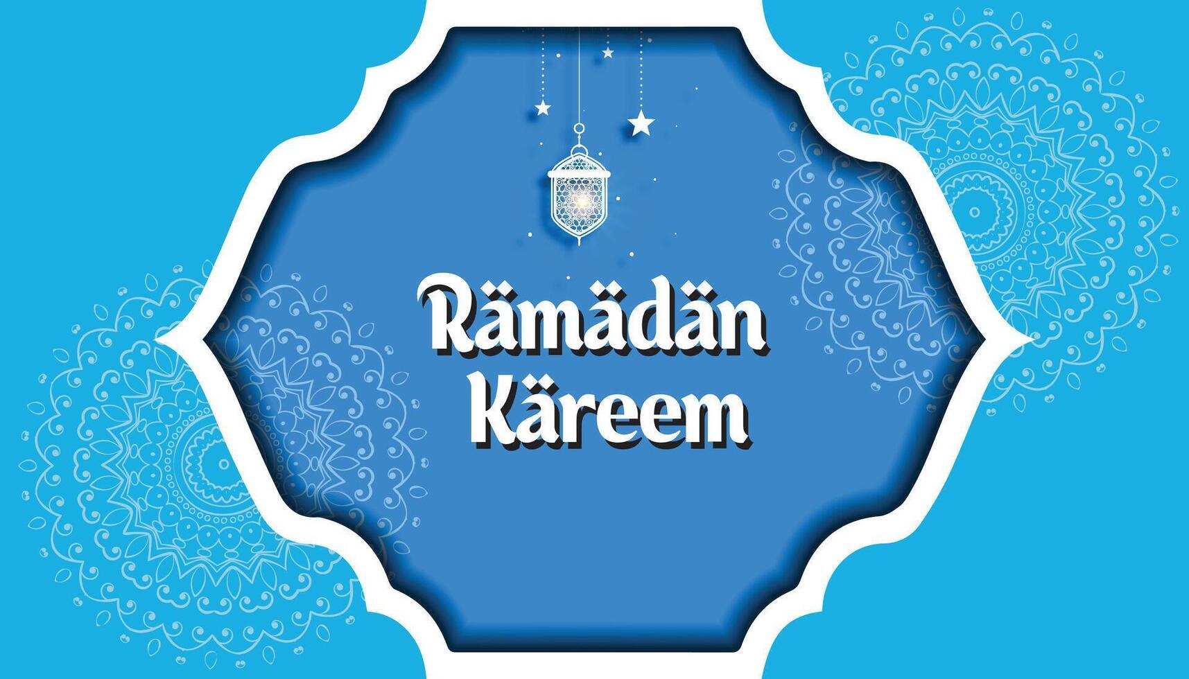 Vector Beautiful Design for Ramadan Kareem background