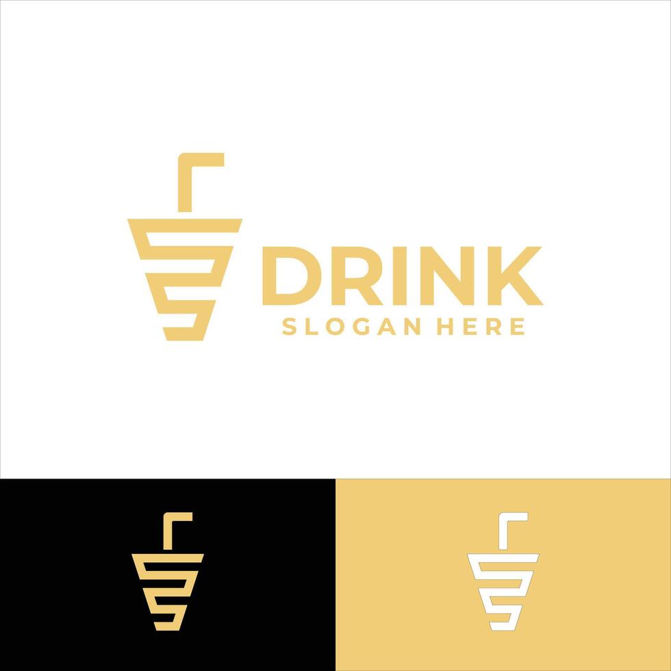 Vector Graphic Design, Drink Logo Design