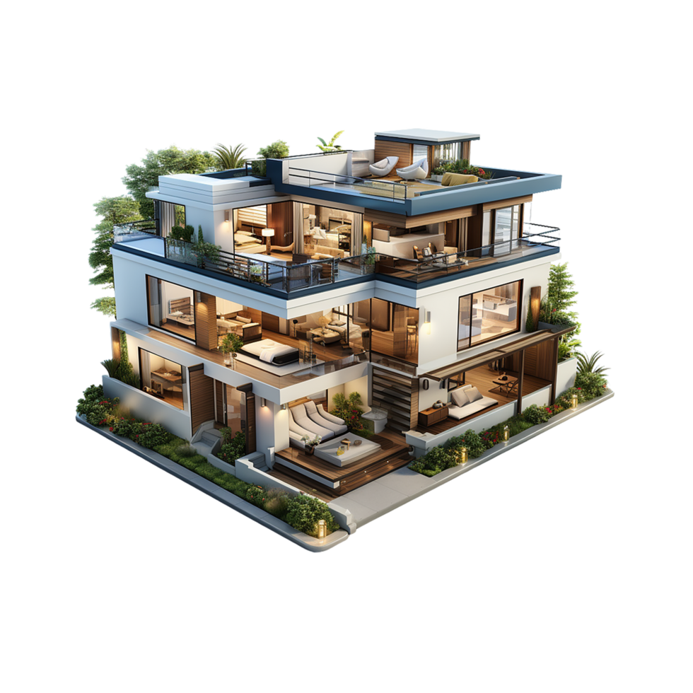 AI generated Duplex, Duplex Png, Duplex With Transparent Background png