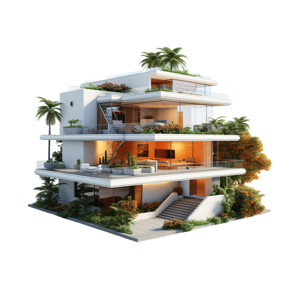 AI generated Duplex, Duplex Png, Duplex With Transparent Background png