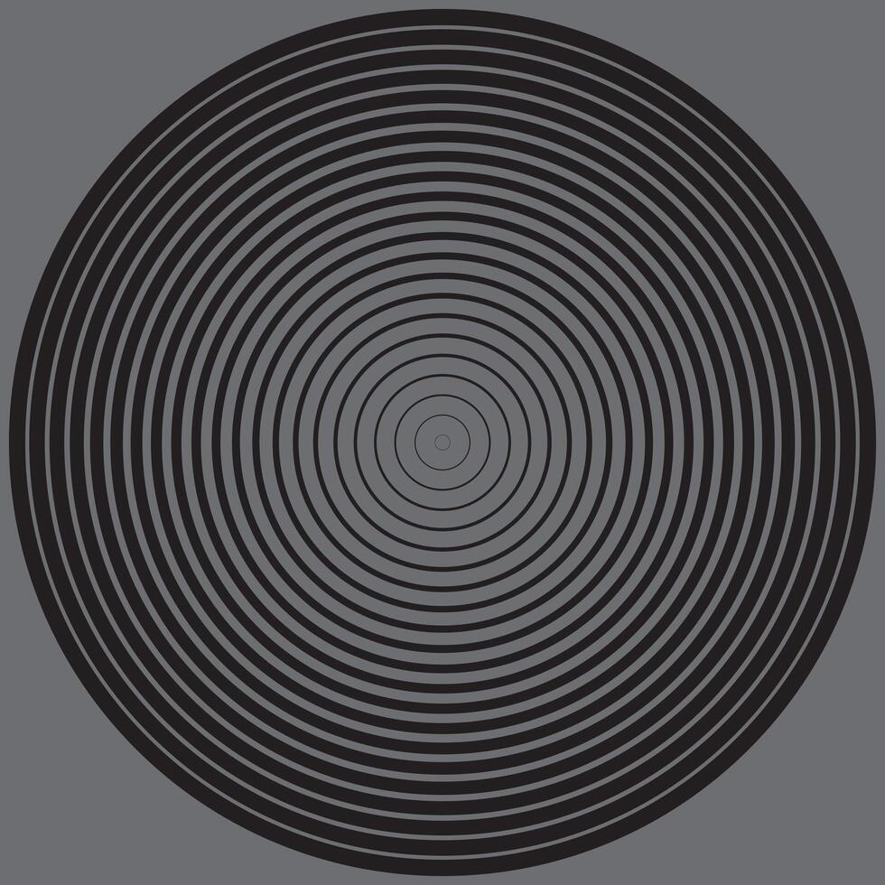 simple abstract black color circle blend halftone pattern on grey background vector