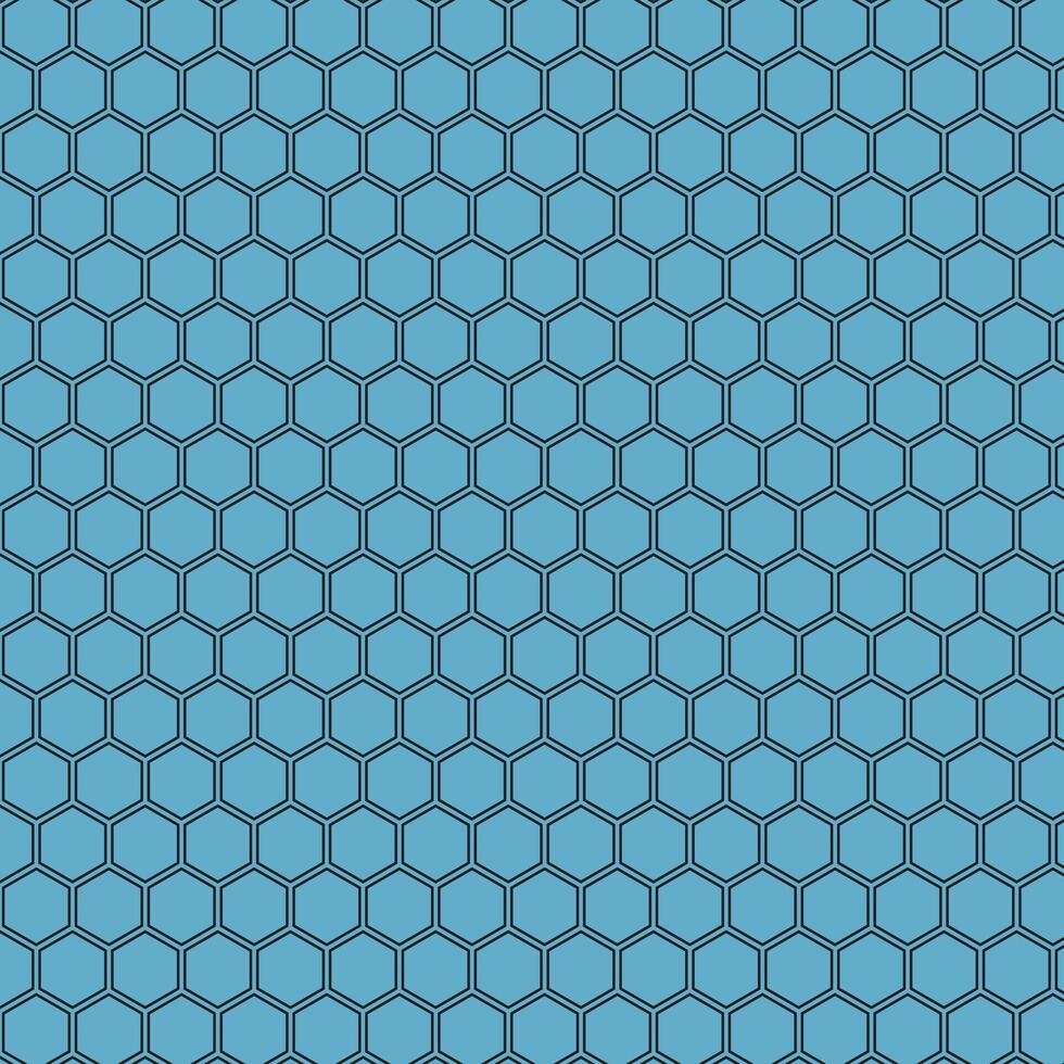 simple abstract islamic black color polygon hexagon pattern on vector